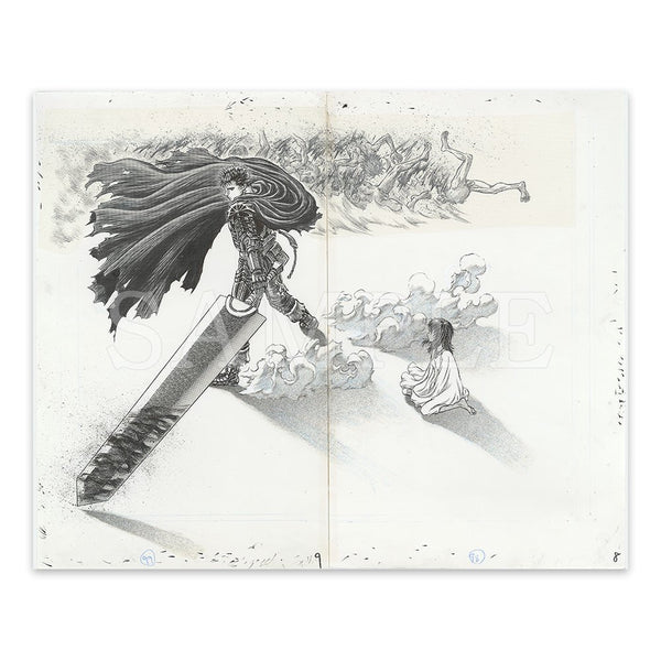 Planche Manuscrite (I) - Guts et Casca - Berserk Exhibition (Précommande Période d'expédition : Début à mi - juillet 2025) – japonais | JapanResell