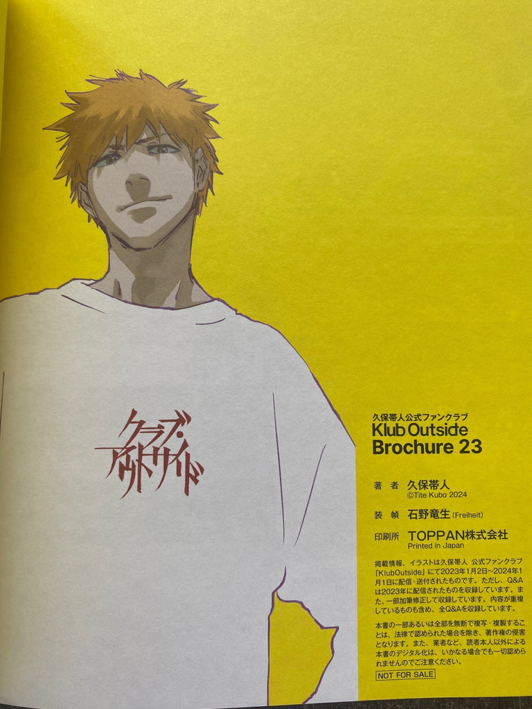 Artbook Bleach - Klub Outside Tite Kubo (2023) - JapanResell