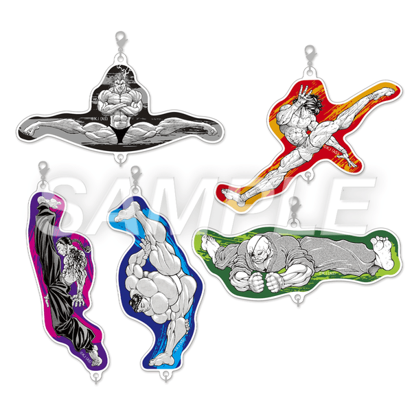 Baki Exhibition – Porte - clés acryliques (Lot) (Précommande) – Porte - clé japonais | JapanResell
