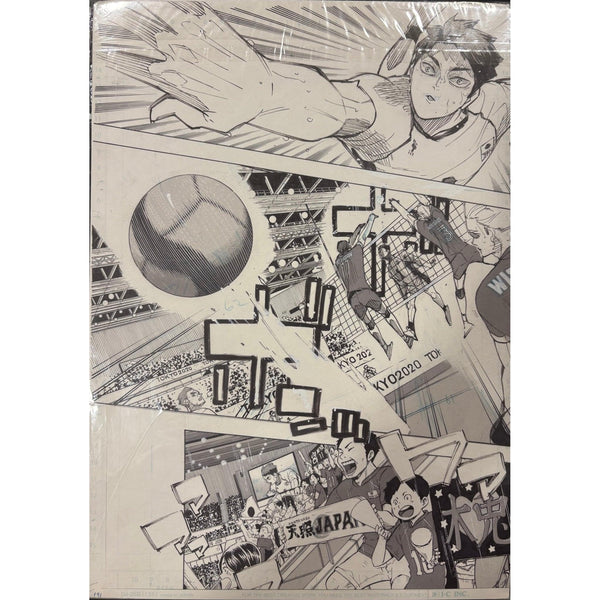 Double Planche Manuscrite Haikyu!! - Dernier chapitre (402), page 9-10 – japonais | JapanResell