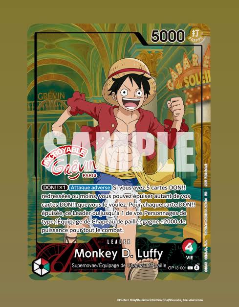 Monkey.D.Luffy Grévin (OP13-001) – japonais | JapanResell