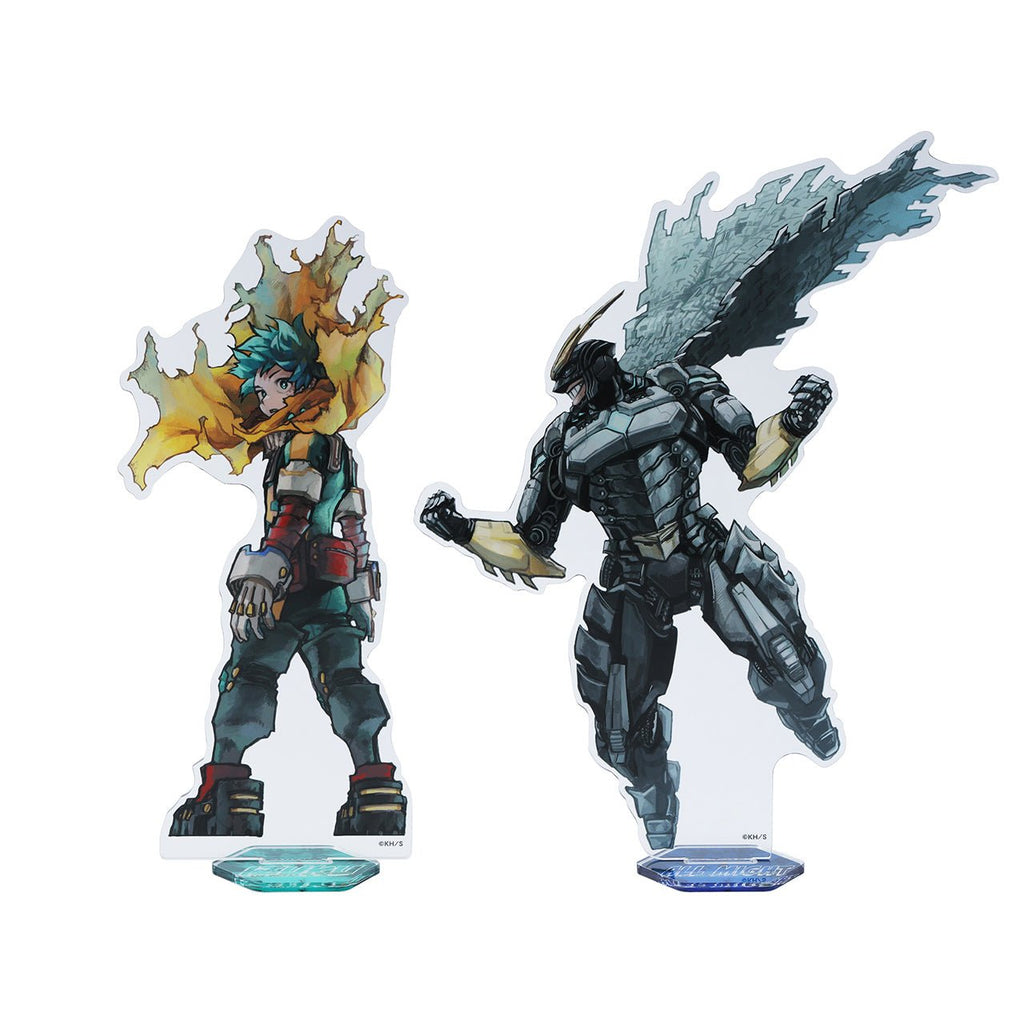 My Hero Academia ART EXHIBITION - Figurines Acryliques MEGA Deku et All Might - Shueisha (Précommande) - JapanResell