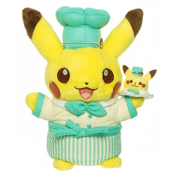 Peluche Pikachu Pâtissier Pokémon Café – Figurine japonais | JapanResell