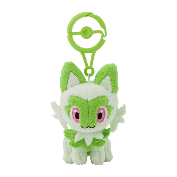 Peluche Sprigatito avec mousqueton - Pokémon Center (Poussacha) – Figurine japonais | JapanResell