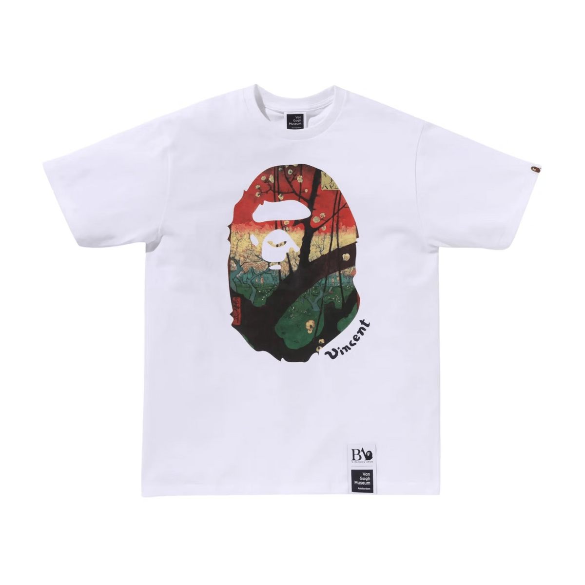 T-shirt BAPE x Van Gogh Museum Ape Head Canvas Art IV– JapanResell