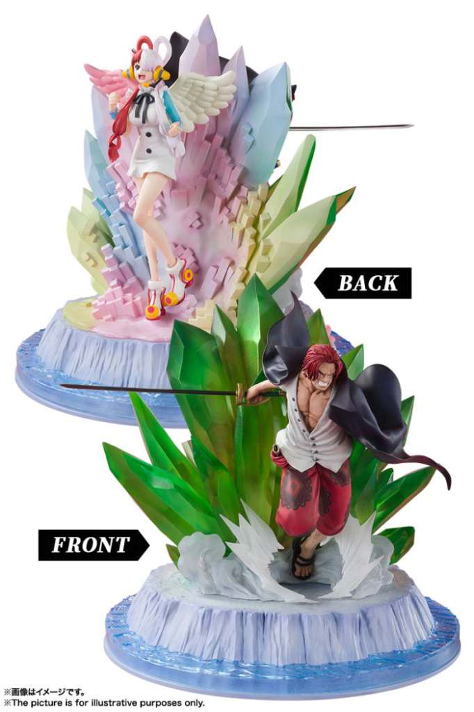 Figurine One Piece Shanks & Uta Figuarts Zero - One Piece Film Red - JapanResell