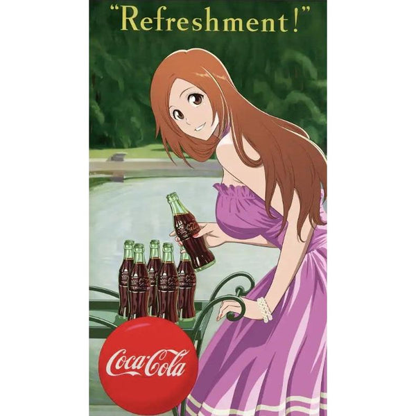 Grande Affiche Bleach Orihime Inoue X Coca - Cola (Retro) - Atmos – Affiche japonais | JapanResell