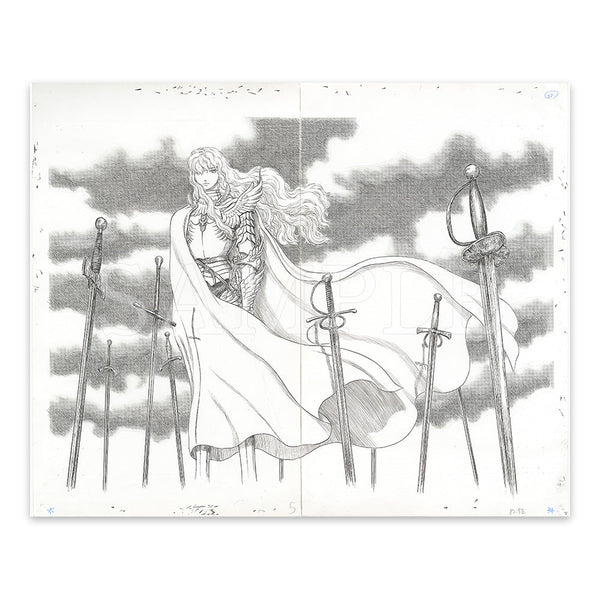 Planche Manuscrite (K) - Colline des épées - Berserk Exhibition (Précommande Période d'expédition : Début à mi - juillet 2025) – japonais | JapanResell