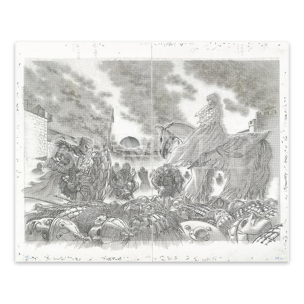 Planche Manuscrite (L) - Griffith et ses apôtres - Berserk Exhibition - JapanResell