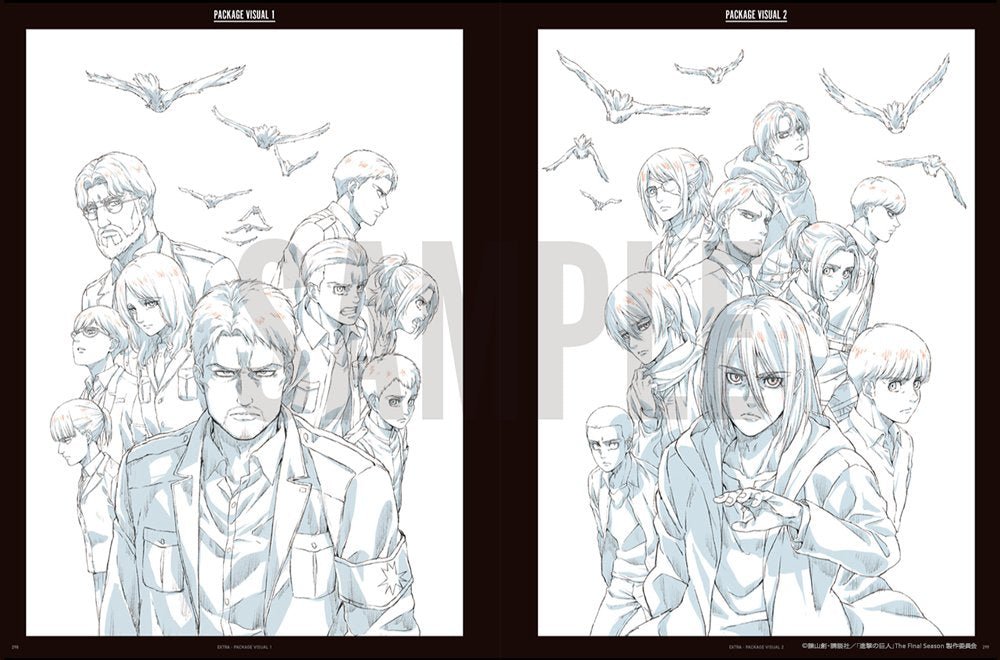 Shingeki No Kyojin (l'Attaque des Titans) - The Final Season Part 1 - KEY ANIMATION BOOK - JapanResell