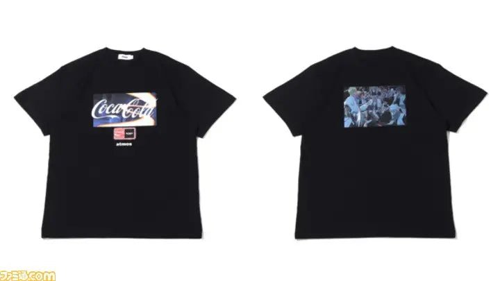 Tee-Shirt Atmos - Bleach X Coca-Cola Gotei 13 - Noir - JapanResell