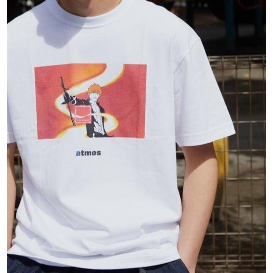 Tee - Shirt Atmos - Bleach X Coca - Cola Ichigo - Blanc – T-Shirt japonais | JapanResell