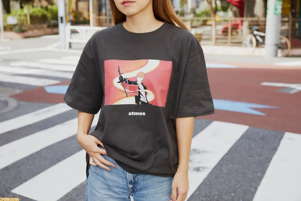 Tee-Shirt Atmos - Bleach X Coca-Cola Ichigo - Noir - JapanResell